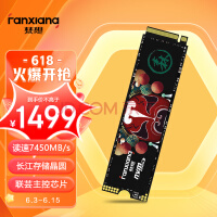 梵想（FANXIANG）4TB SSD固态硬盘 M.2接口 4T只要1099！