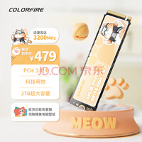 Colorfire 2TB SSD̬Ӳ M.2ӿ(NVMeЭ) MEOW600ϵ-TLC PCIe 3.0 x4 ٿɴ3200Mb/s