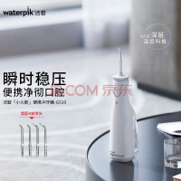 洁碧（Waterpik）冲牙器水牙线电动洗牙器升级立式手持洁牙机 预防牙结石 正畸适用全身水洗小火箭GS10-1