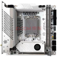 精粤B760i/B660i ITX主板双M.2 2.5G网卡1700针12代13代i3i5i7i9 B760I Snow Dream 主板