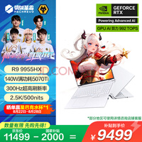 机械革命【国家补贴20%】蛟龙16Pro 2025 16英寸游戏电竞笔记本电脑(R9-9955HX 32G 1T RTX5070Ti 300Hz白)