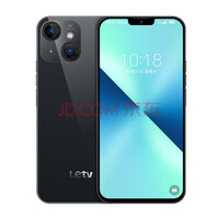 乐视新款手机Y1PRO+游戏手机学生老人备用手机全网通192专用 6+64G黑色