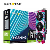 索泰（ZOTAC） RTX3050-8GD6台式机显卡电脑电竞\\/网课\\/吃鸡游戏 独立显卡 RTX3050-8GD6 X-GANING OC