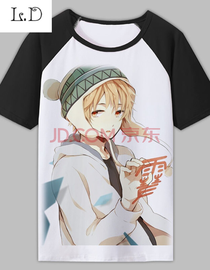 野良神t恤 流浪神差 雪音 夜斗 动漫周边短袖t恤学生男女衣服夏季 4