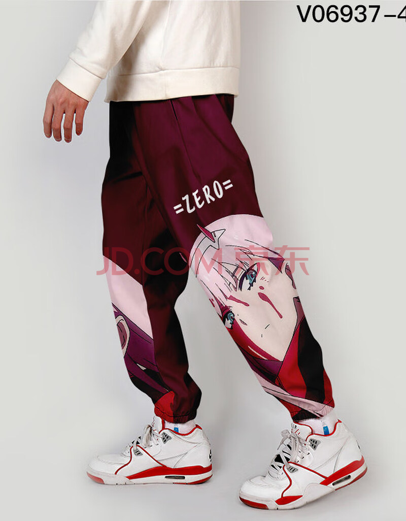 darling in the franxx国家队裤子动漫周边工装裤休闲长裤02宽松 国家