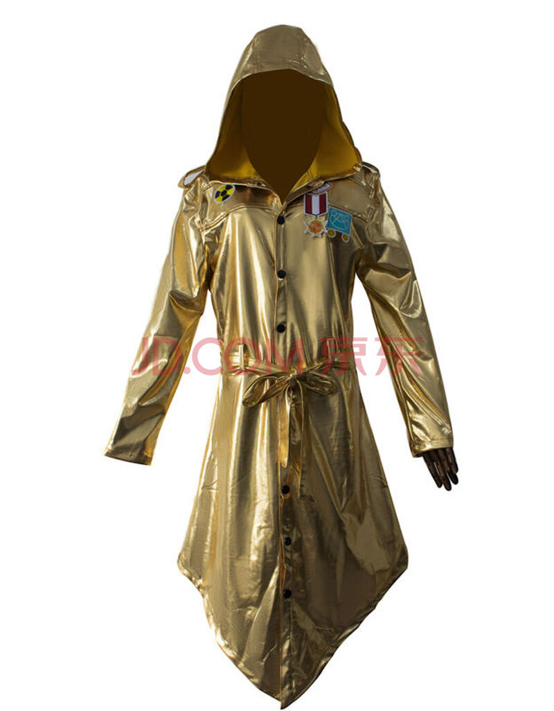 西柏图 和平精英cosplay黄金风衣 绝地求生吃鸡服装儿童衣服金色披风