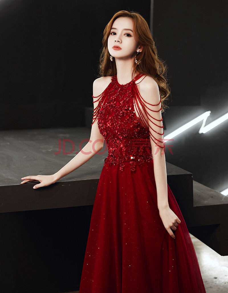 女装 礼服 果愉 果愉礼仪旗袍无袖连衣裙敬酒服敬酒服新娘夏季结婚酒