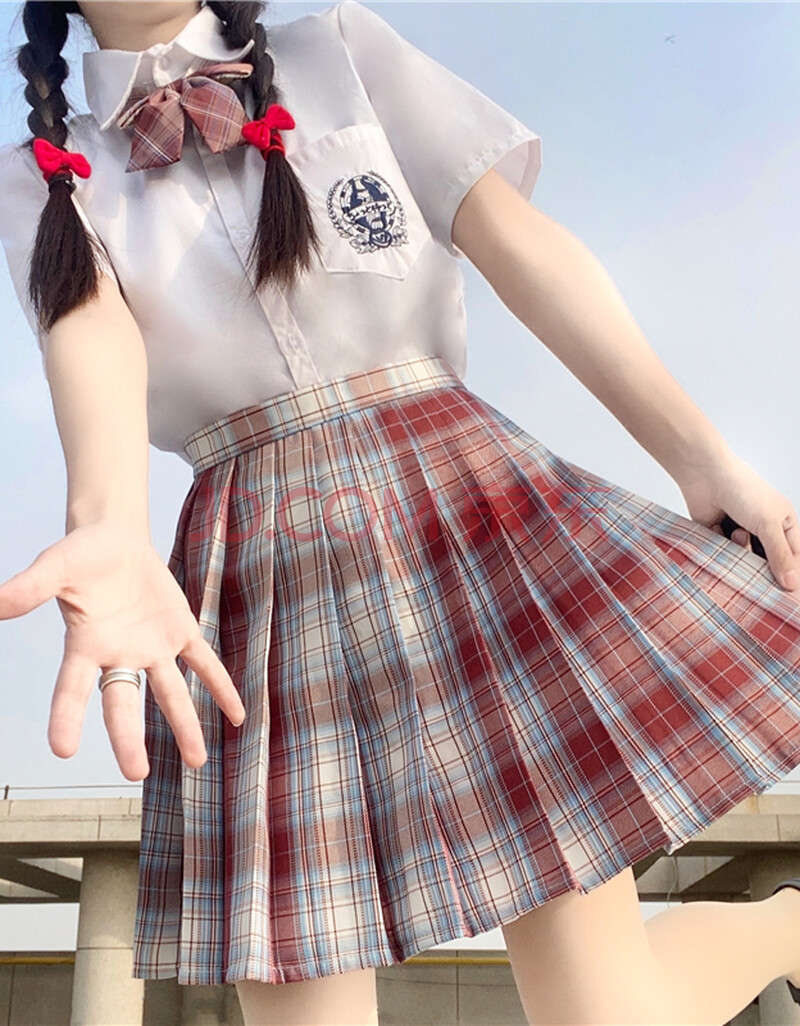【不死川】jk制服2021夏季新款冰吉羽jk格裙百褶裙女学生日系校服短裙
