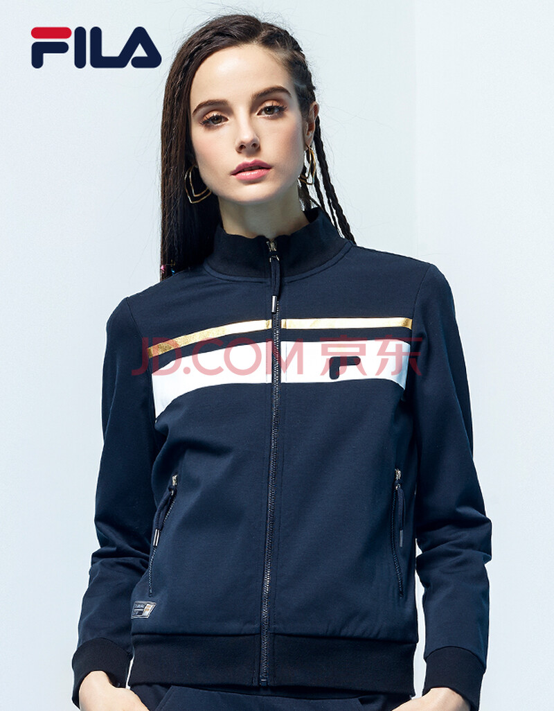 fila斐乐女装2017w系列休闲女装透气外套秋季新款时尚字母外套