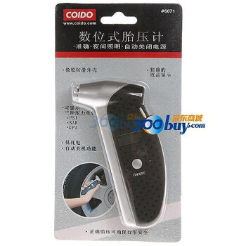 风王（coido）数位式 汽车胎压计 6071