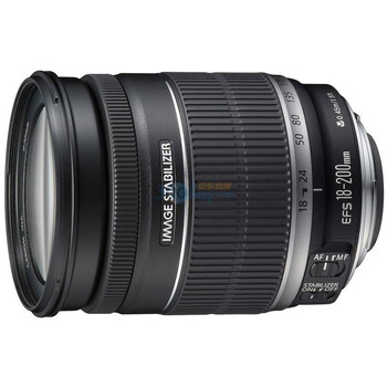 
                                        佳能（Canon） EF-S 18-200mm f/3.5-5.6IS 广角到长焦的11倍超大变焦比镜头                