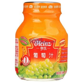 Heinz 亨氏 葡萄汁 / 苹果胡罗卜汁 118ml *12瓶