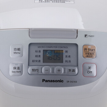 
                                        松下（Panasonic）SR-DG103 智能电饭煲电饭锅3L（对应日标1.0L） 远红外涂层 加热均匀                