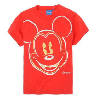 disney/迪士尼童装 米奇短袖圆领t恤d10gb3107 黑色 11