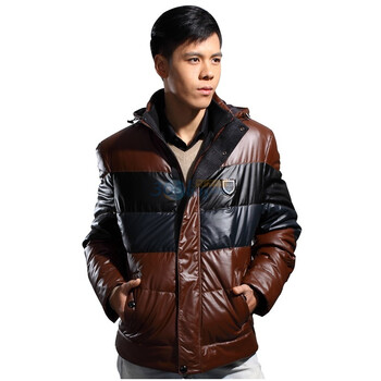 【箭牌】时尚休闲羽绒棉皮褛1038 黑色 180/96a(52)