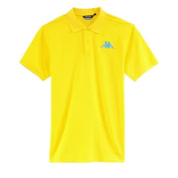 kappa背靠背 多色 男短袖polo k2102pd541 黄色 xl