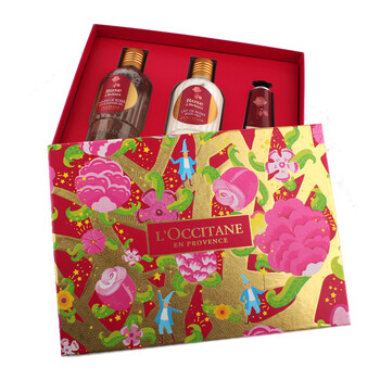 l'occitane/欧舒丹 2012年圣诞限量玫瑰身体护理3件套礼盒套装 润手霜