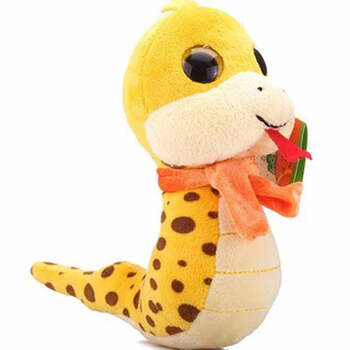 七夕情人节礼物生日礼物送女友老婆爱人朋友孩子创意礼品 蛇年吉祥物