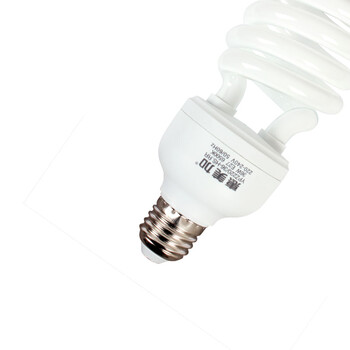 
                                        惠美加 32W 节能灯 白光灯泡 E27螺口灯头 6500k家用三基色螺旋灯管 吊灯光源                