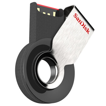 闪迪（SanDisk） 酷轮（CZ58） 16G U盘 银黑