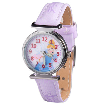 迪士尼(disney) princess仙蒂公主女童仿皮手表 儿童手表 夜光指针