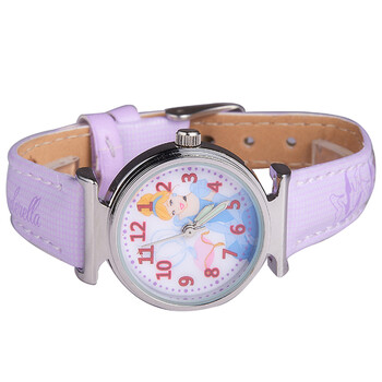 迪士尼(disney) princess仙蒂公主女童仿皮手表 儿童手表 夜光指针mk