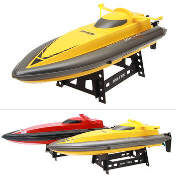 单桨 带水冷 锂电电池男孩玩具遥控船 竞速快艇模型 超高速水冷快艇