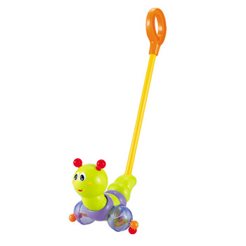 推推乐可爱摇摆虫虫 婴儿/宝宝学步玩具 儿童音乐手推车686 推推虫