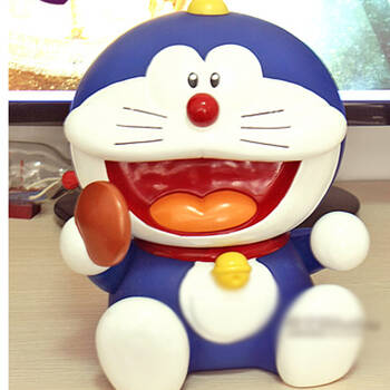 情人节礼物哆啦a梦 机器猫 阿蒙储蓄 零钱存钱罐手办模型 特大号 款式