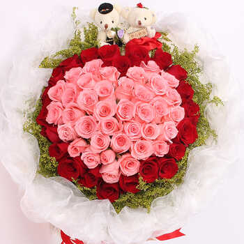 45朵混色玫瑰 节日价图片 - 京东手机版