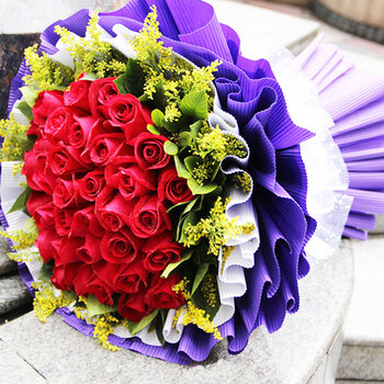 情人节 鲜花快递33朵红玫瑰花七夕 生日礼物 al0478 非节日送花