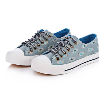 纯香2013春夏新款韩版潮镂空帆布鞋 女款 低帮系带休闲鞋 浅口平底