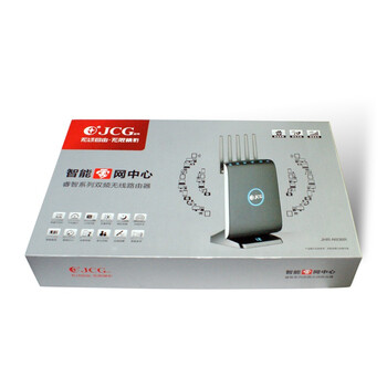 捷稀（JCG） JHR-N936R 750M 智能家网双频无线路由器 (黑色）