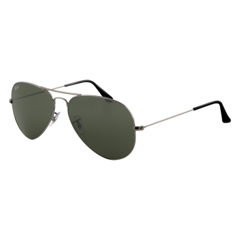 RayBan雷朋 飞行员系列男女太阳墨镜RB3025 W0879绿灰色G15 58mm