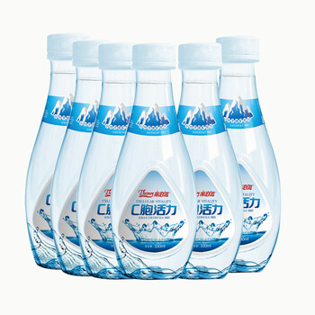帝泊洱天然矿泉水 c胞活力小分子团330ml*6瓶装【天士力官方】天然