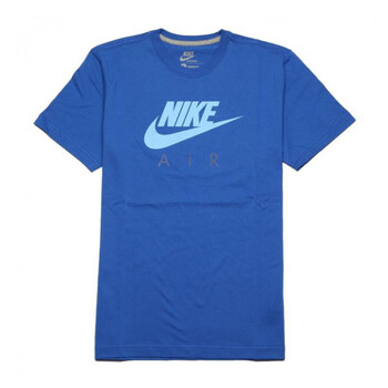 nike耐克 2013新款air tee ss crew男子生活t恤541689-477 蓝色 m