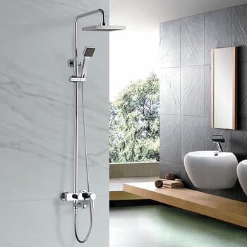 欧贝尔 卫浴 淋浴花洒 龙头 方形花洒全铜套装 淋雨 26003