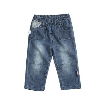 泡泡 2013春季新品 假日海滨 外服裤子 男宝可拆裆洗水牛仔裤 130432