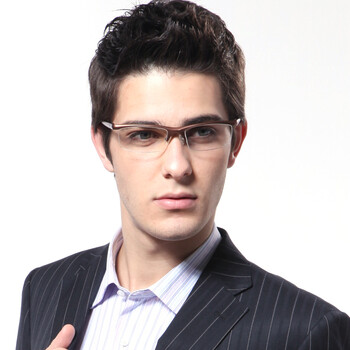 康耐特眼镜架男女近视眼镜框bf3021 咖啡色