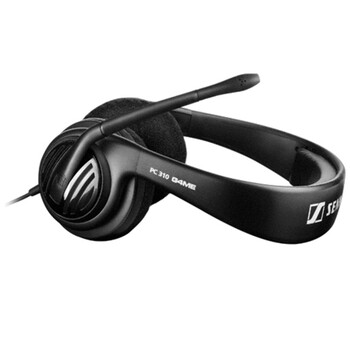 森海塞尔（Sennheiser） PC310 头戴式电脑通讯/游戏耳机 耳麦 双插口 黑色