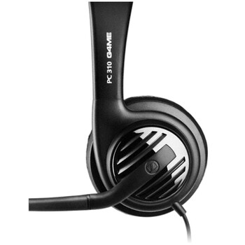 森海塞尔（Sennheiser） PC310 头戴式电脑通讯/游戏耳机 耳麦 双插口 黑色