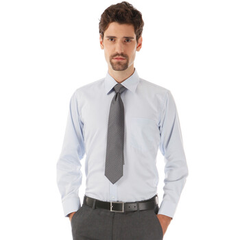 arrow 美国箭牌 男装 男士 商务衬衫 正装衬衫 浅蓝色衬衫 aw