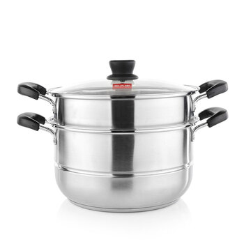 
                                        炊大皇（COOKER KING） 炊大皇不锈钢蒸锅双层复底蒸锅26cm电磁炉通用                