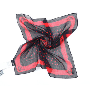 armani jeans 阿玛尼 女士纯棉丝巾 t5417-m7-h4红色