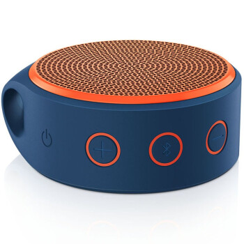 罗技（Logitech） X100 无线便携音箱+麦克风 亮丽橙