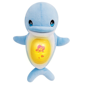 优贝比 益智玩具 声光安抚催眠新生婴儿小海豚 6652 深蓝