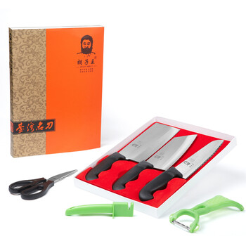 胡子王金门菜刀 喜迎门六件套 厨房刀具套刀 创意菜刀
