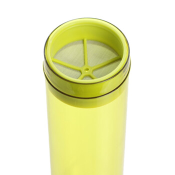 私家良品cica 塑料杯子 运动防漏500毫升 隔茶水杯 便携挂绳随手杯 白