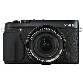 富士(fujifilm)x-e2 微单电套机(xf18-55)黑色 aps-c 去低通滤镜 wifi