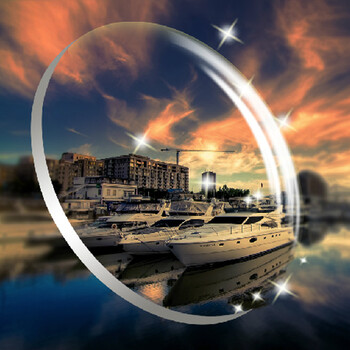 依视路第六代全视线1.591非球面 钻晶a2膜 灰变色 镜片 现片 现片